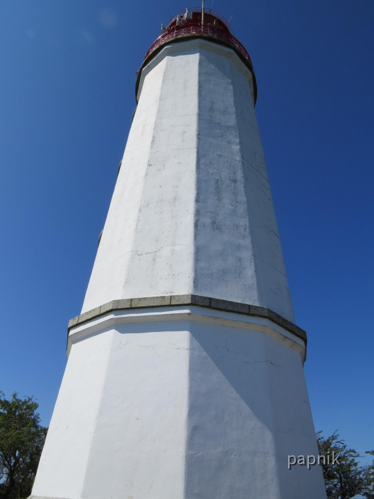 Leuchtturm Dornbusch Hiddensee Rückseite