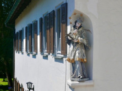 D: Stötten am Auerberg Landkreis Ostallgäu Schwaben Bayern Hausfigur