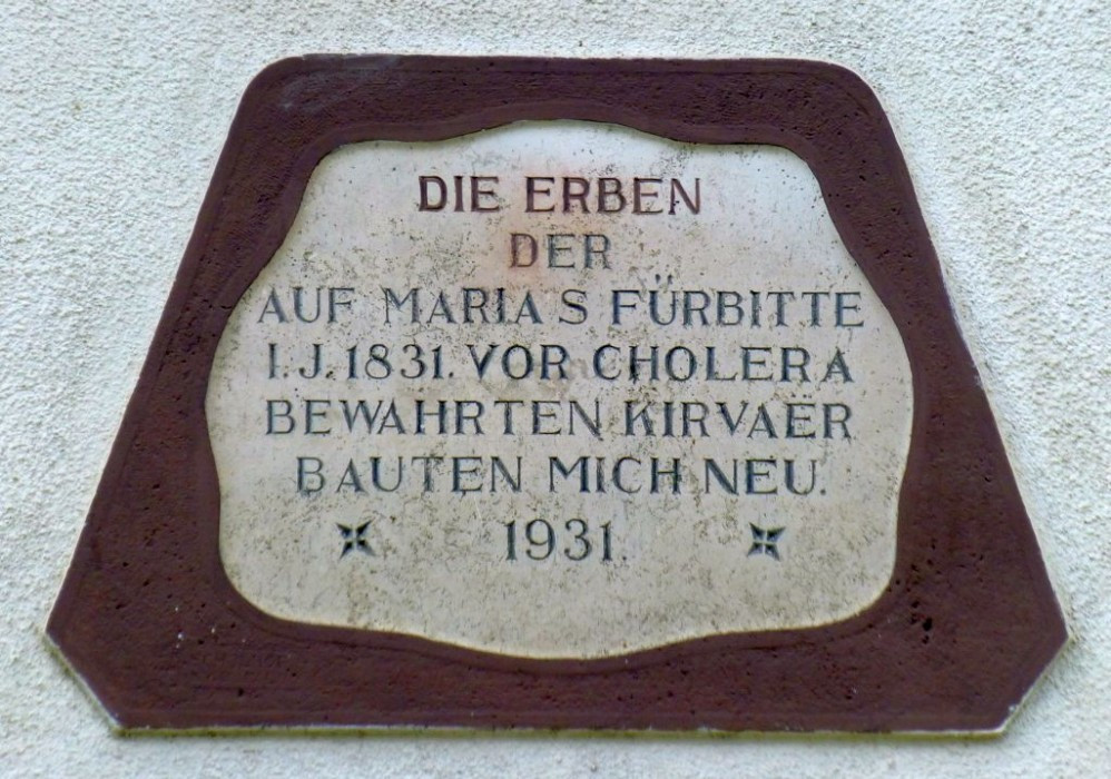 Máriahalom, Mariä Heimsuchung Kapelle, Detail