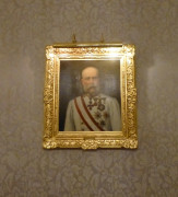 Wien, Café Sacher, Gemälde Kaiser Franz Joseph