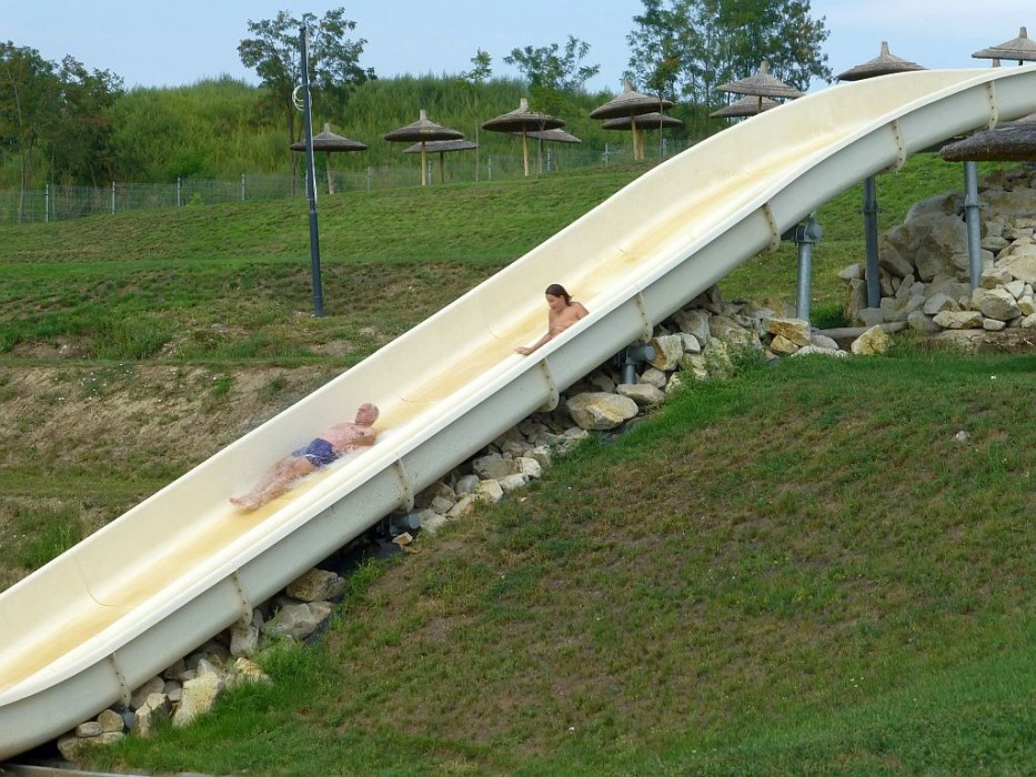 Thermalsee Demjén, Erlebnisrutsche
