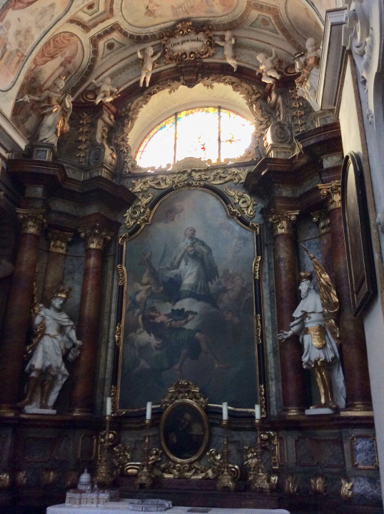 Wien 1140 Pfarrkirche Mariabrunn < Nepomuk