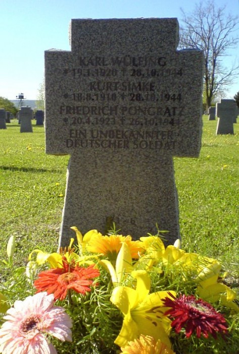 Soldatenfriedhof Budaörs, Grabkreuz