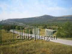 Grenze Kroatien Slowenien Lanisce Buzet