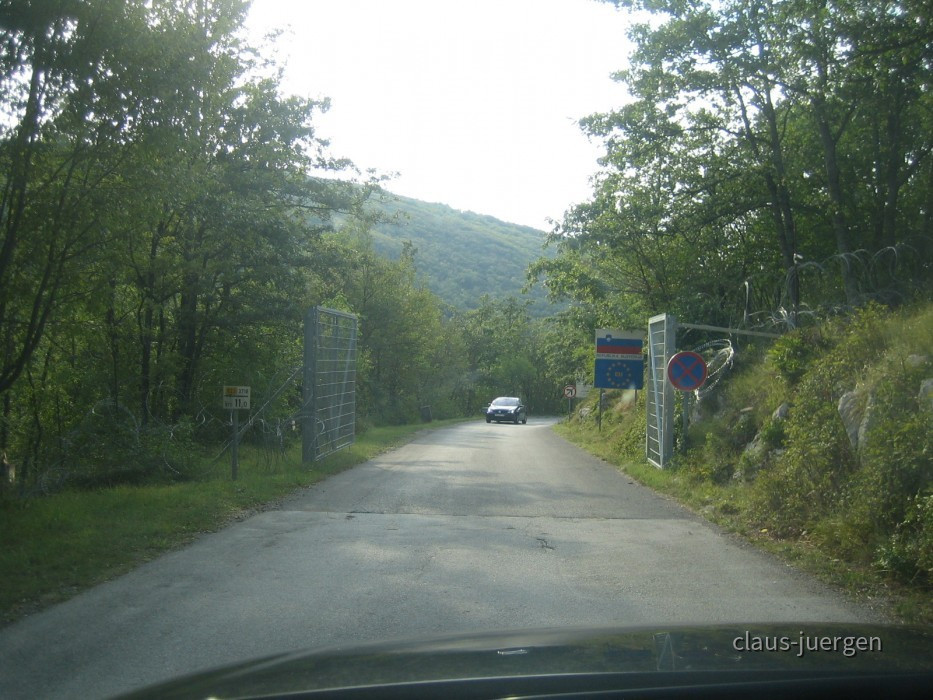 Grenze Kroatien Slowenien Jelovice Podgorje