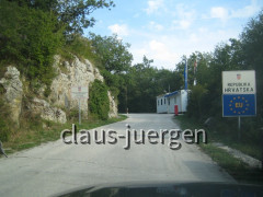Grenze Kroatien Slowenien Jelovice Podgorje