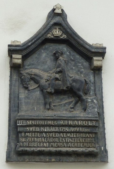 Debrecen > Dedenktafel > Károly XII.