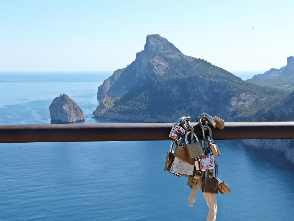 am Mirador Colomer auf Mallorca