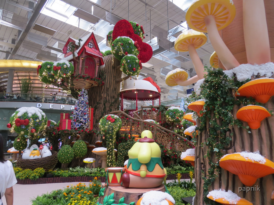Flughafen Singapur Februar