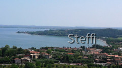 Castello di Padenghe Ausblick nach Padenghe und Lido di Lonato