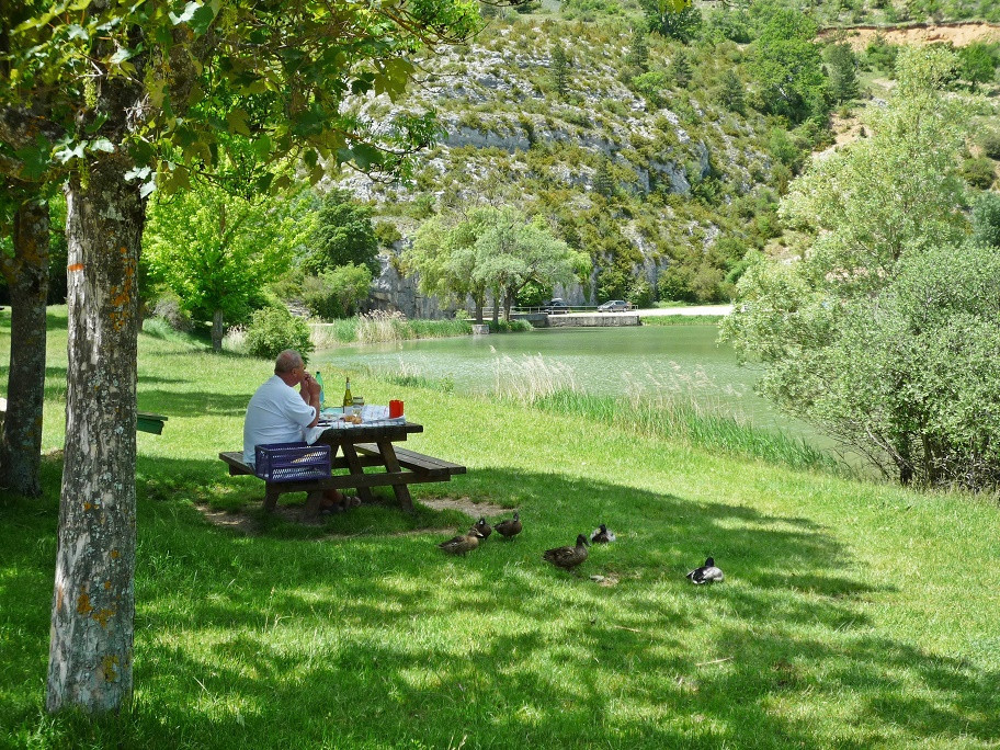Picknick bei Monieux