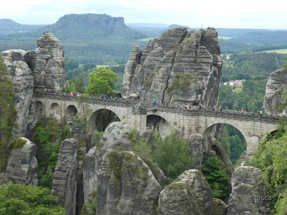 Basteibrücke im Elbsandsteingebirge