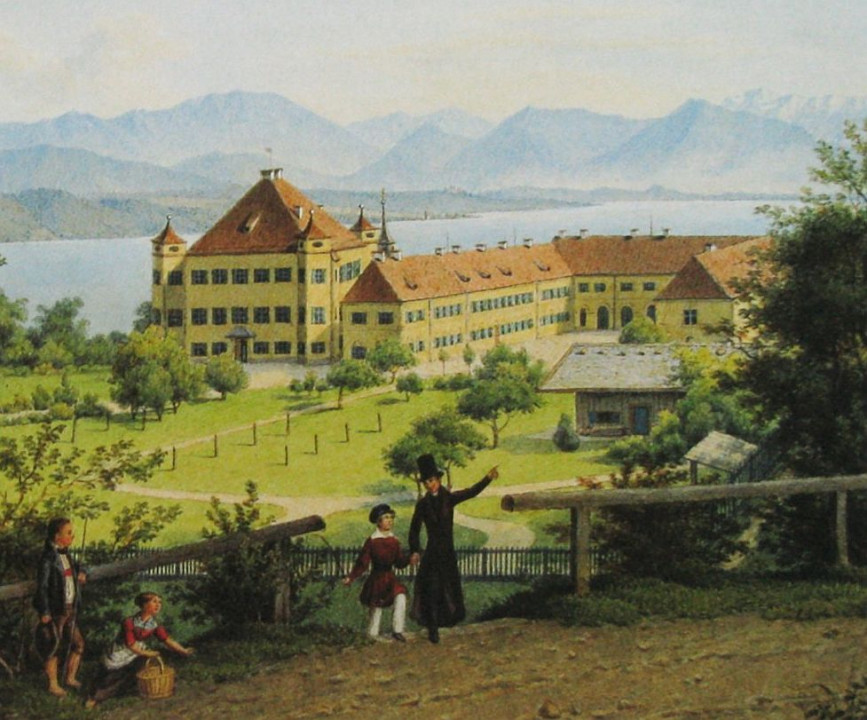 Nachtmann_-_Schloss_Possenhofen vor 1839 Ausschnitt