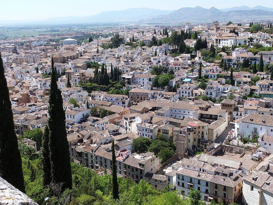 Blick auf Granada