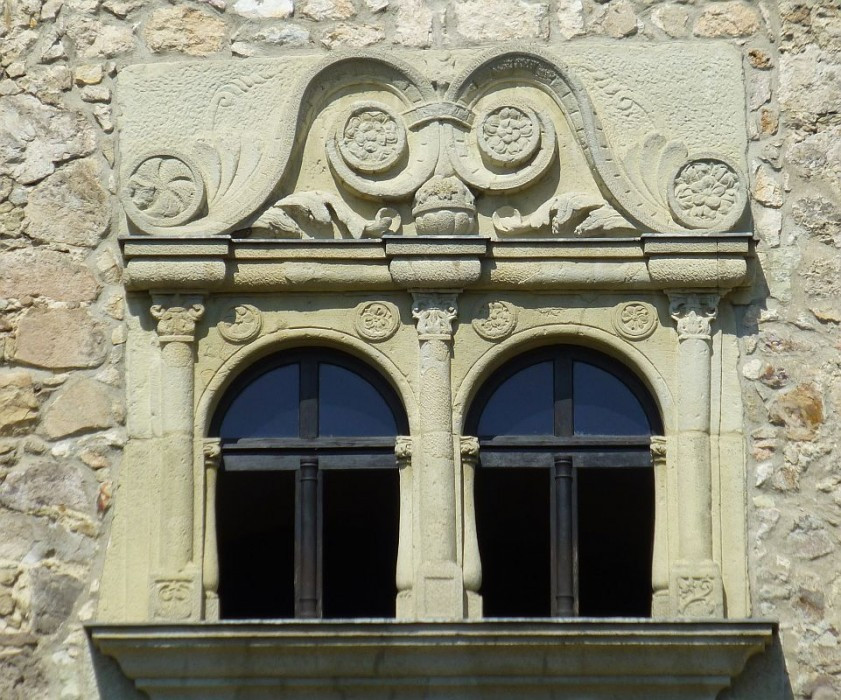Sárospatak > roter Turm > Fenster