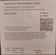 9 Euro Ticket