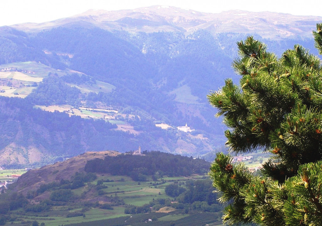 Tartscher Bühel Blick von der Churburg