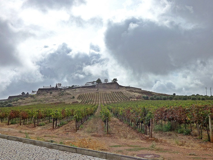 Anfahrt auf Estremoz