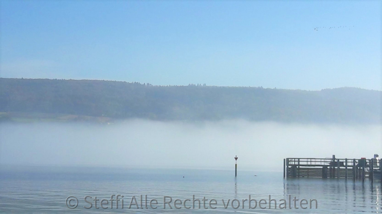 Blick von Gaienhofen zur Reichenau im Oktober 2017