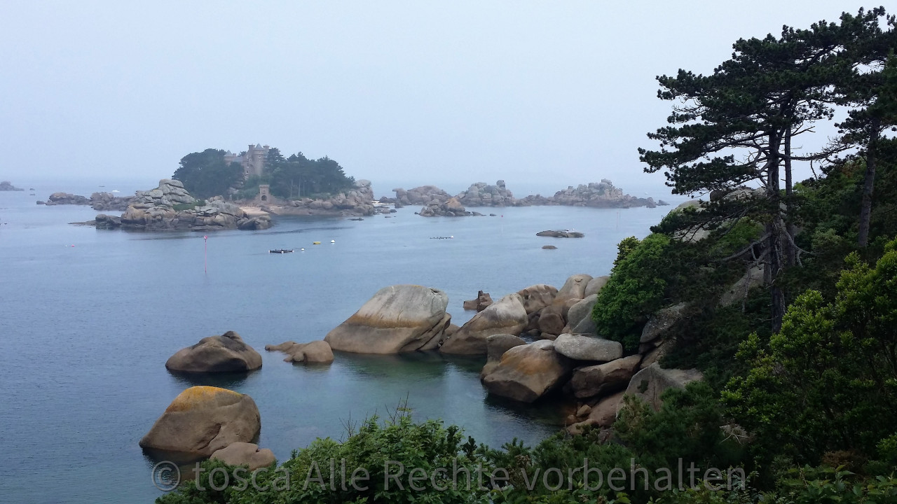  Insel Costaérès mit dem gleichnamigen Château 
