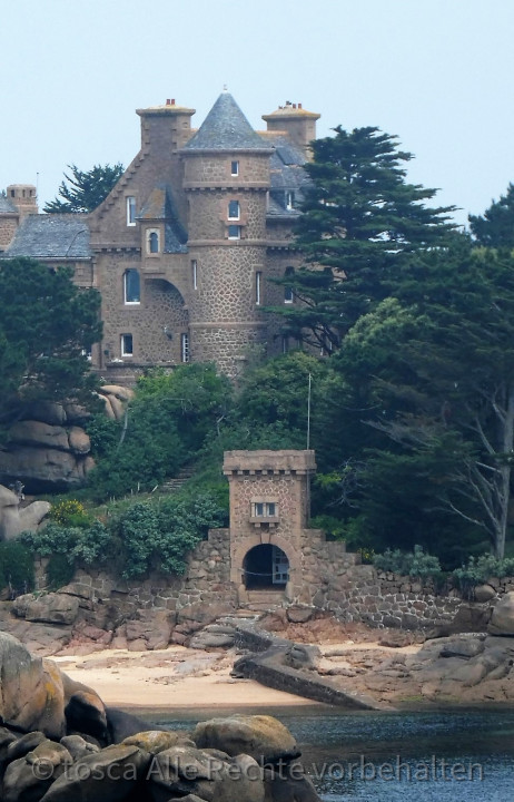  Insel Costaérès mit dem gleichnamigen Château 