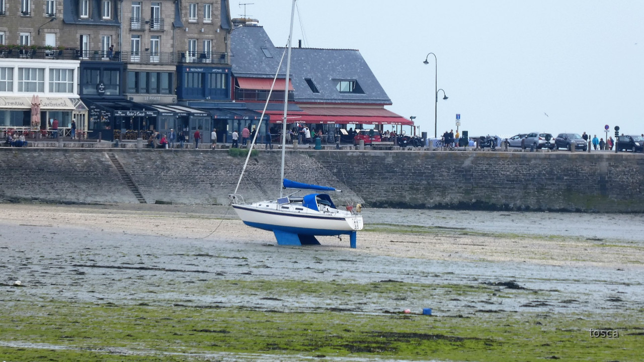Cancale in der Bretagne mit den berühmten Austernbänken