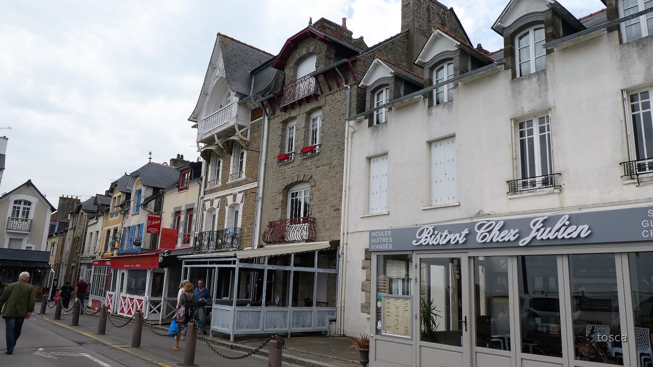 Cancale in der Bretagne mit den berühmten Austernbänken