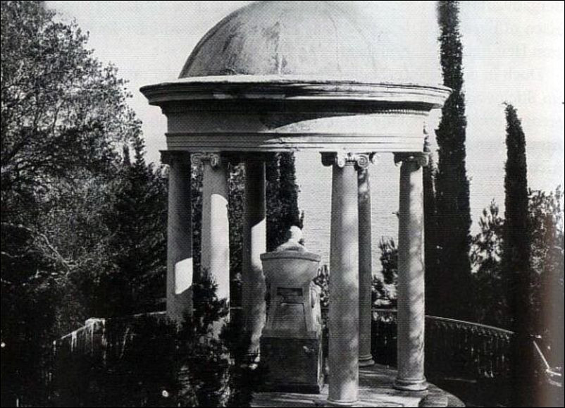 Heinrich Heine im Pavillon auf Korfu
