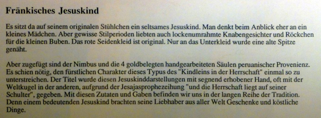 fränkisches Jesuskind Text