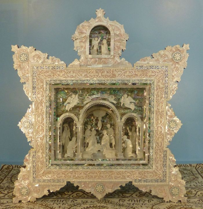Perlmutter-Krippe aus Bethlehem1
