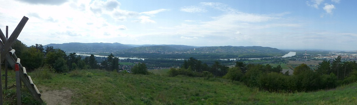 Bisamberg > Panoramafoto ins Donautal
