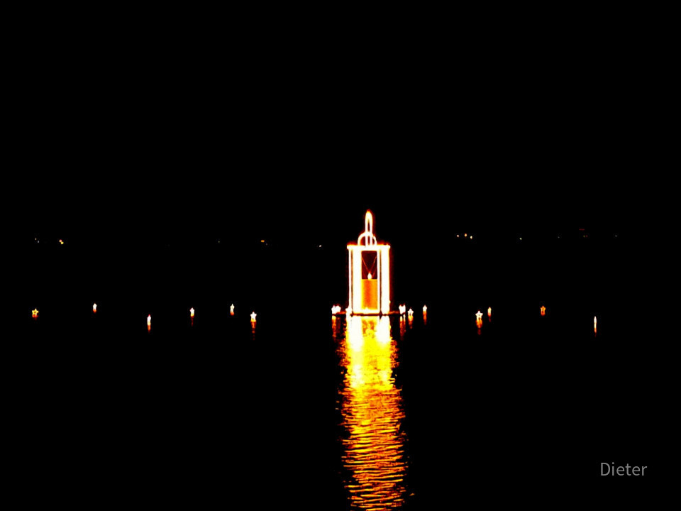 Adventslaterne am Wolfgangsee