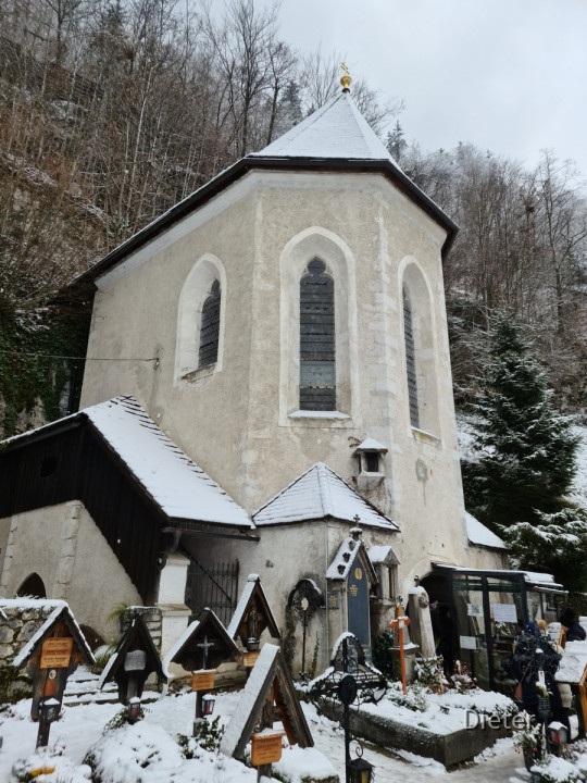 Hallstatt im Dezember/ Beinhaus