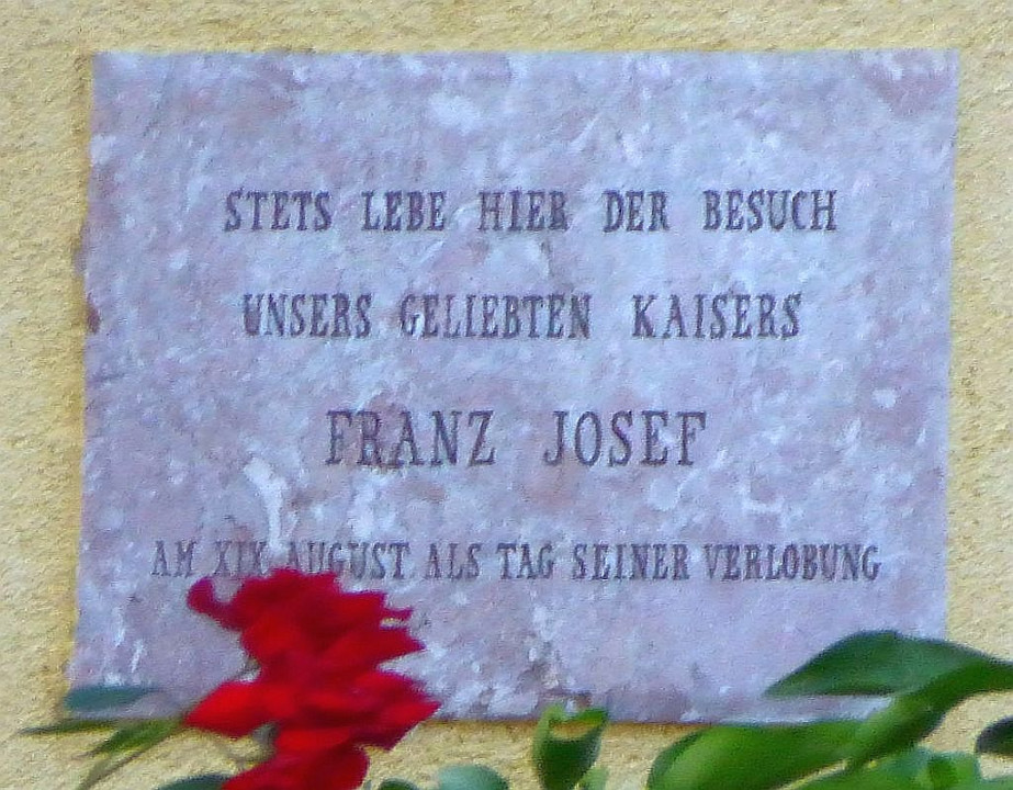 Hallstadt Alte Post Gedenktafel korrigiert