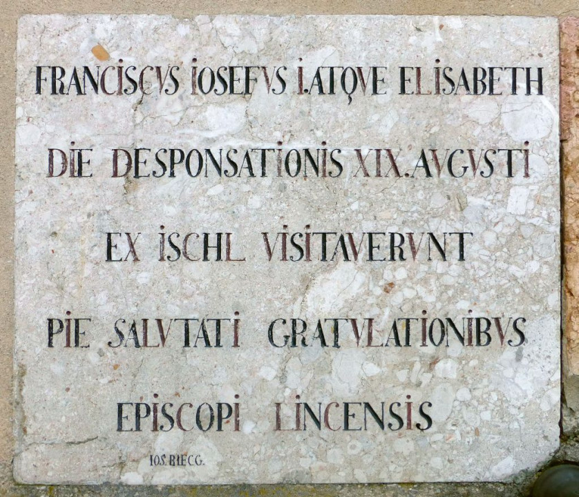 Hallstadt Gedenktafel am Löckerbrunnen