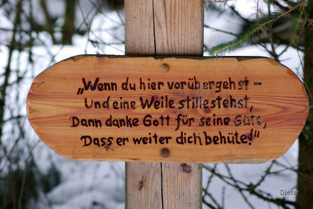 Wegkreuz in der Finkau