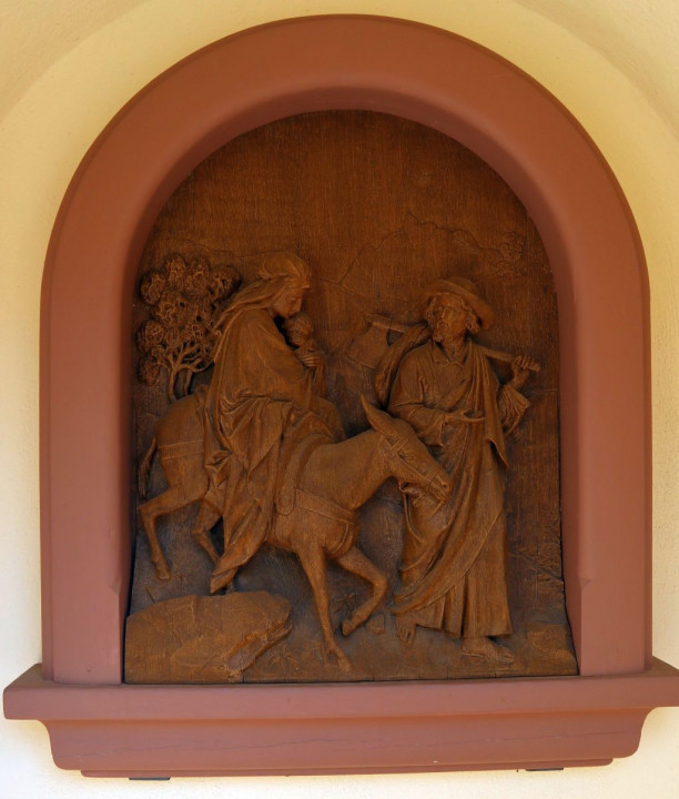Amorsbrunn Stationsweg11 2. Station Flucht Relief