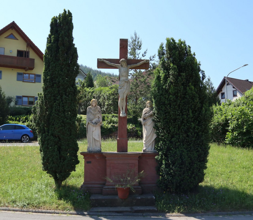 Amorsbrunn Stationsweg19 5. Station Kreuzigung