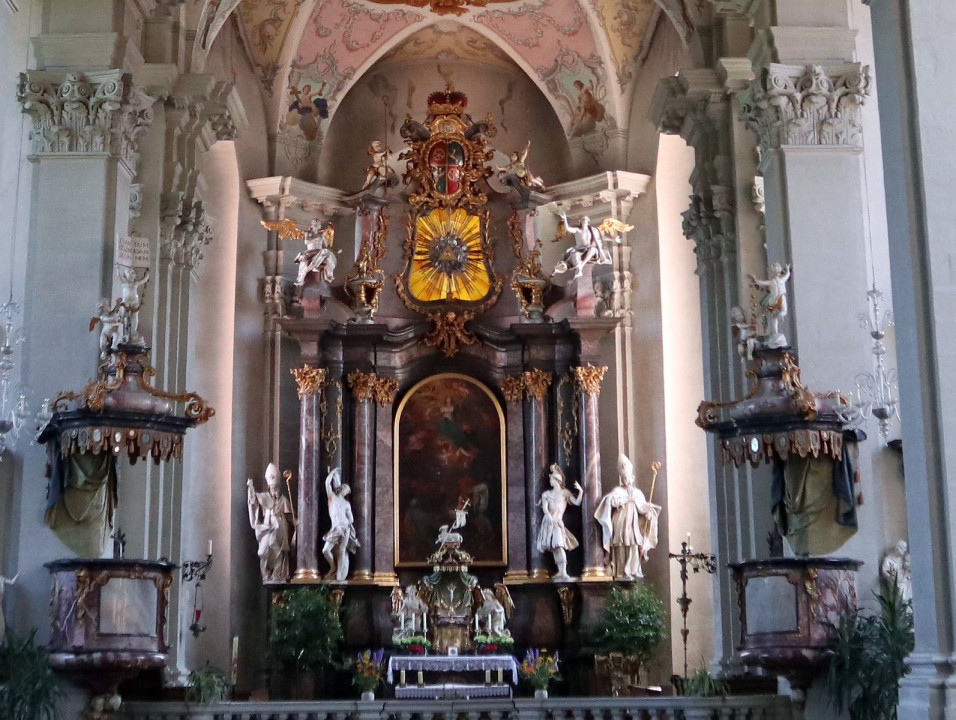 Amorbach, St. Gangolf, Chor