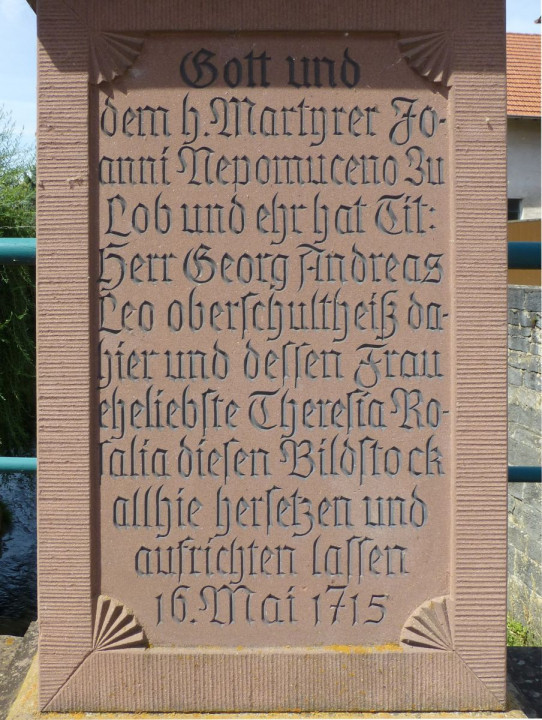 Königheim Nepomukbrücke Nepomuk4