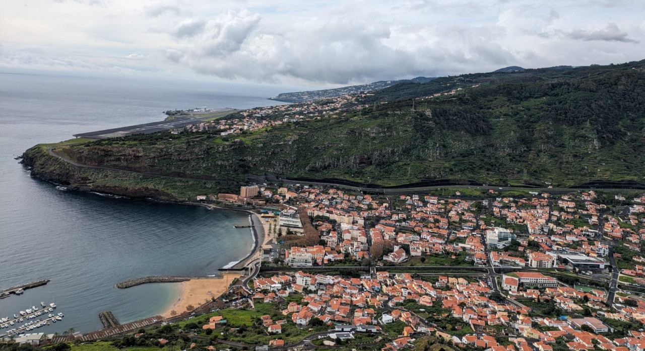 Madeira, Blick vom Pico do Facho auf Machico1