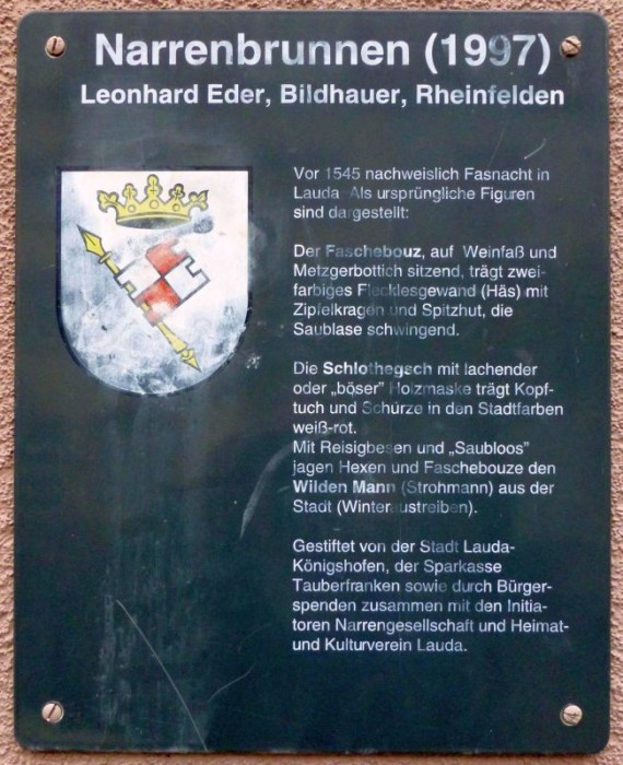 Narrenbrunnen>Infotafel