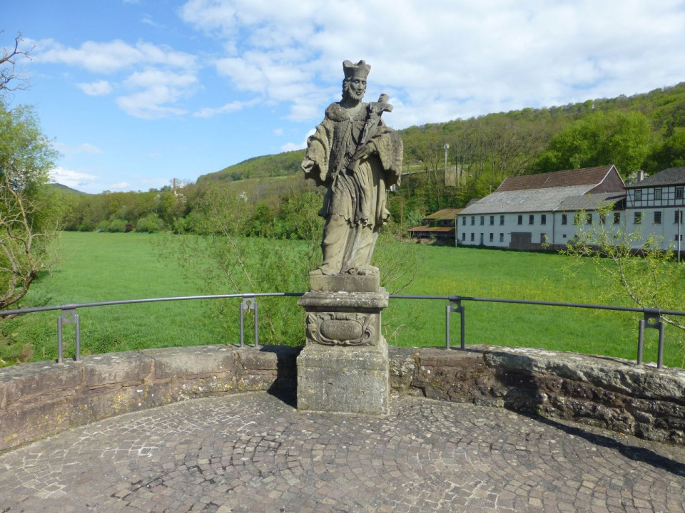 Euerdorf, Saalebrücke, Nepomuk1