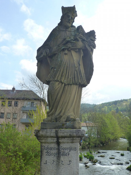 Bad Brückenau Sinnbrücke Nepomuk5