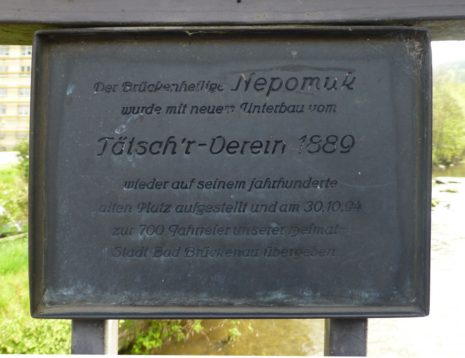 Bad Brückenau Sinnbrücke Nepomuk8
