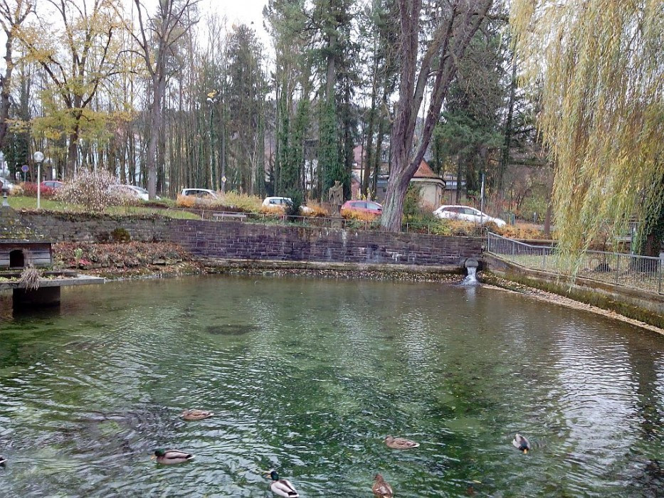Bad Kissingen>Nepomuk an der Marienkapelle und am Liebfrauensee