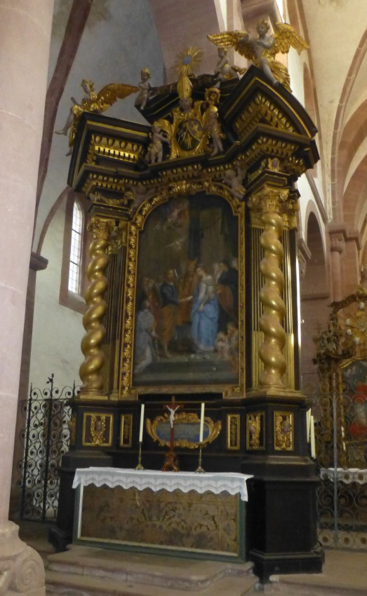 Kloster Bronnbach Kirche5 Altar3 Vermählung Marias.jpg