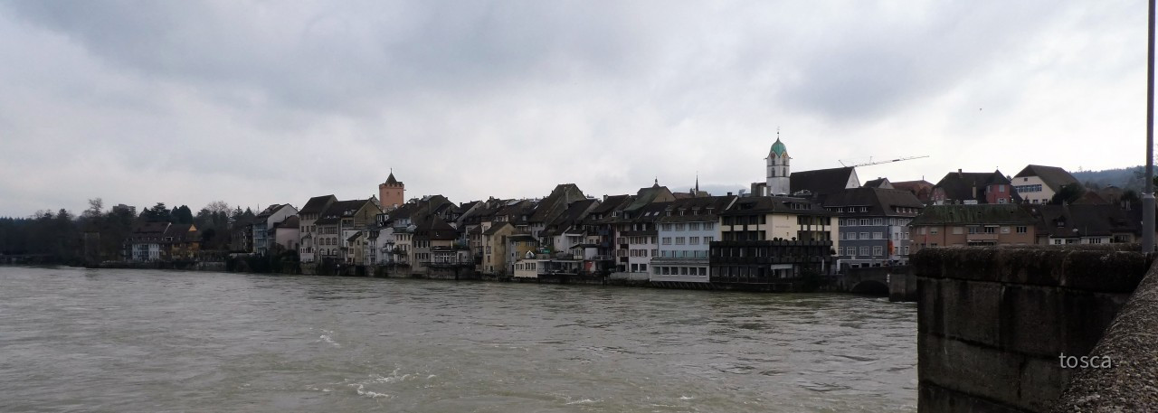 Blick nach Rheinfelden -Schweiz