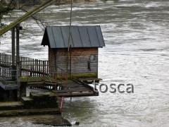 Fischerhütte am Rhein