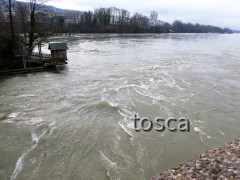 Das Hochwasser geht langsam zurück